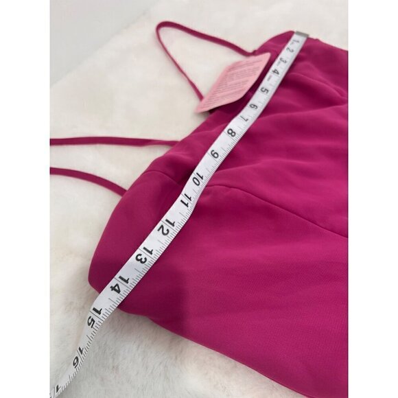 New AFTER SIX Size 2-R SCOOP NECK CONVERTIBLE TIE-STRAP MAXI DRESS W/FRONT SLIT - Picture 4 of 13